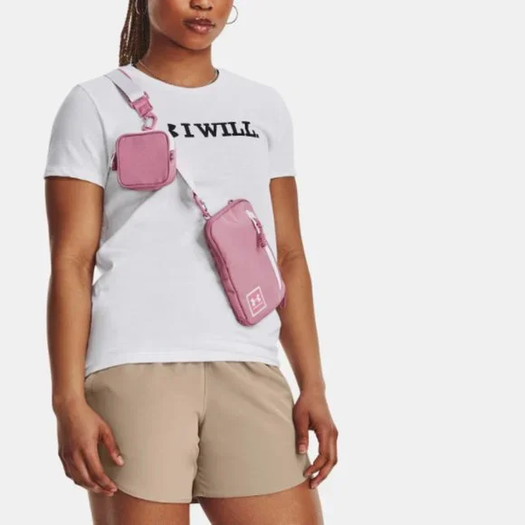 UA Loudon Crossbody Small Pink and White - Picture 2 of 10